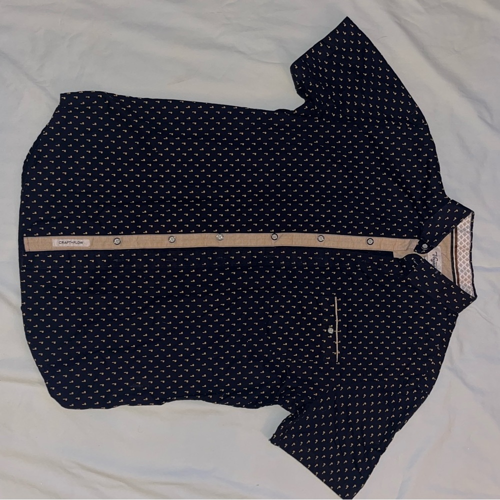 Black and Gold Dress Shirt